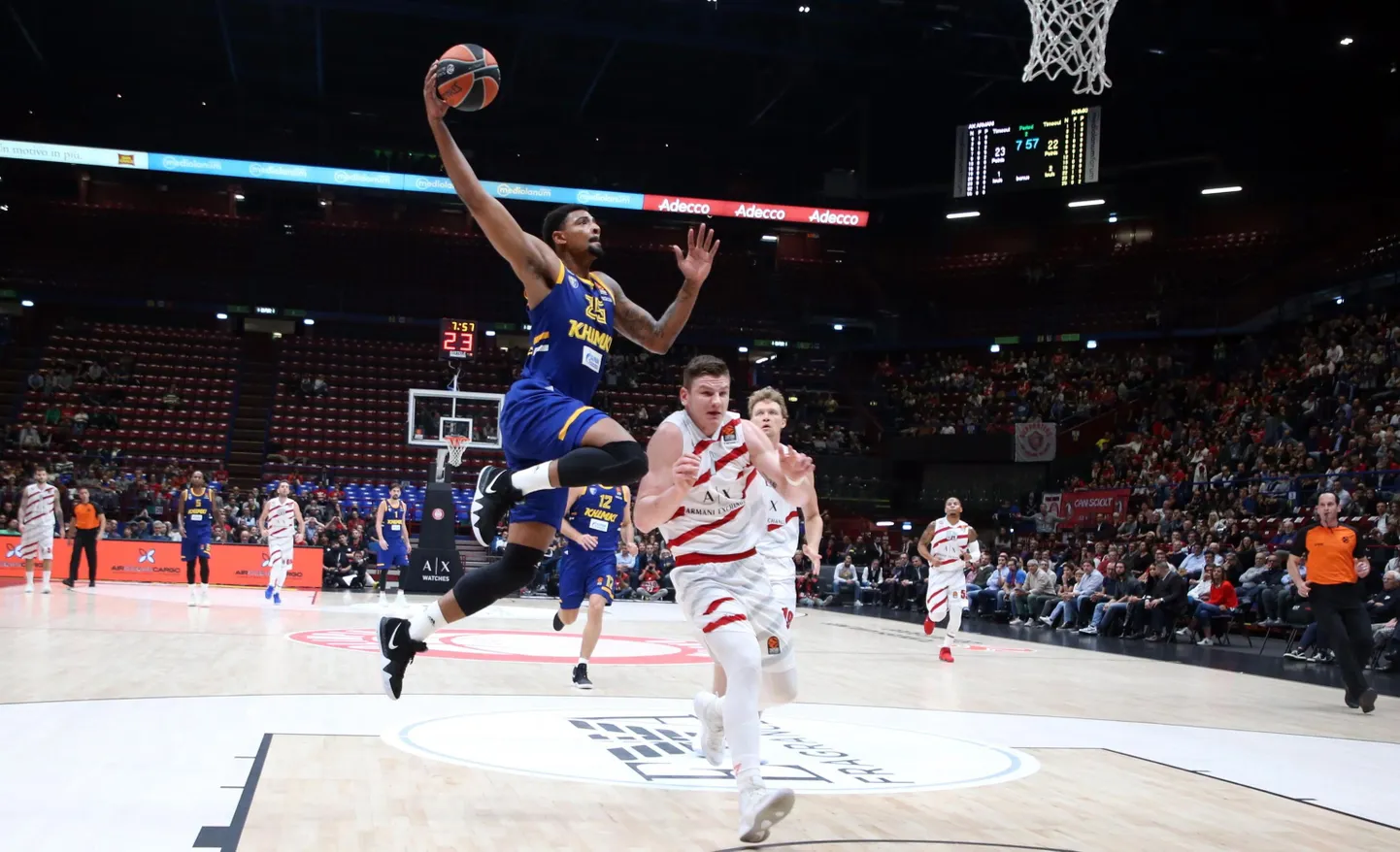 Himki jäi Milano Olimpiale alla ühe punktiga