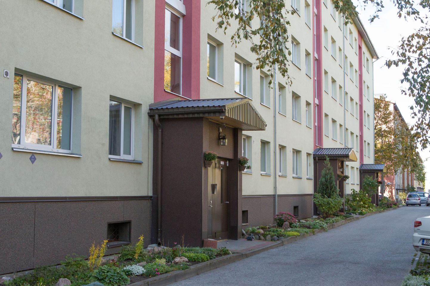 Renoveeritud kortermaja Põhja-Tallinnas.