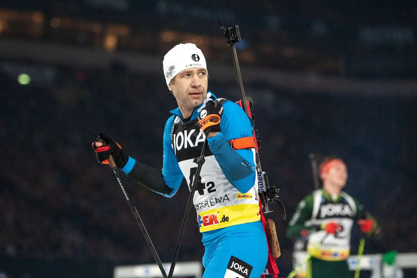 Endine Norra laskesuusataja Ole Einar Björndalen 2018. aastal.