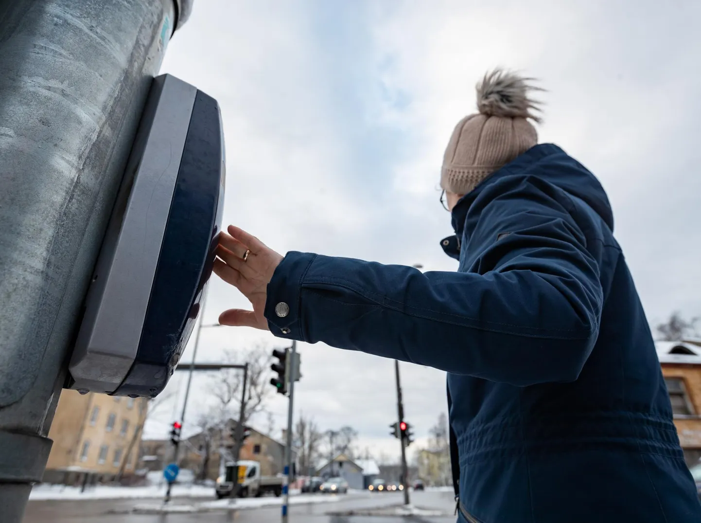 Märguvalgusti aitab vaegnägijaid ning sellel on nupp rohelise tule tellimiseks.