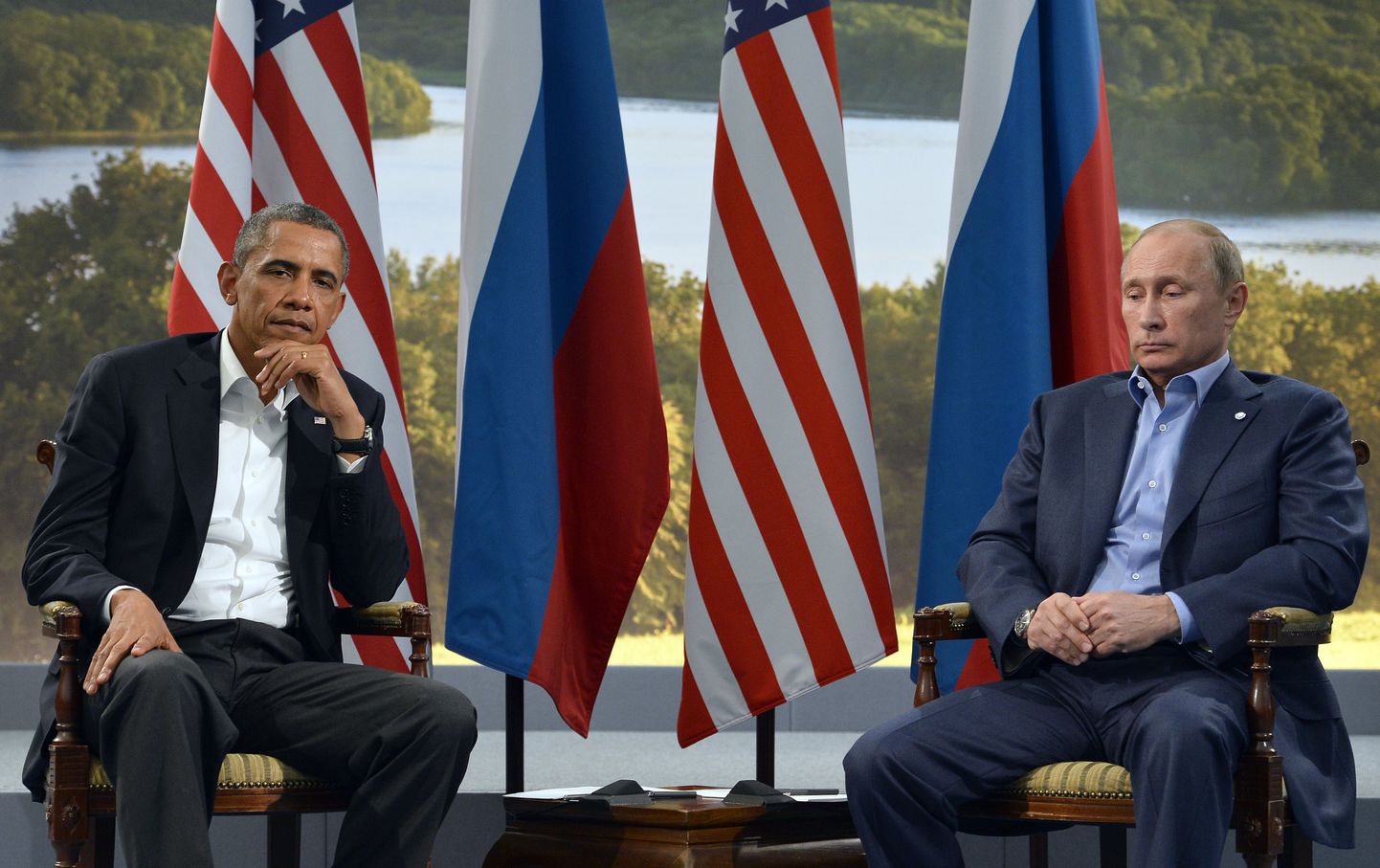 USA president Barack Obama ja Vene riigipea Vladimir Putin