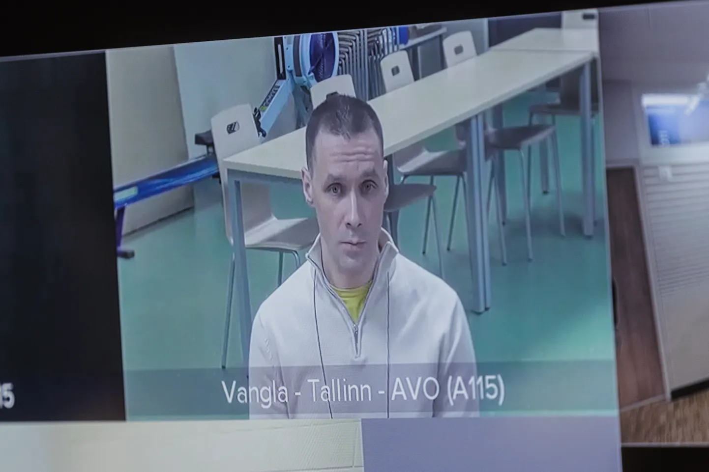 Vjatšeslav Bajuk osales 15. jaanuaril 2024 enda ennetähtaegselt vanglast vabastamise istungil Harju maakohtus videosilla vahendusel vanglast.