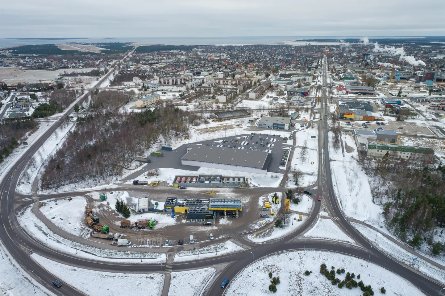 Kuressaare Tallinna 82b Lidl 3D vaated.