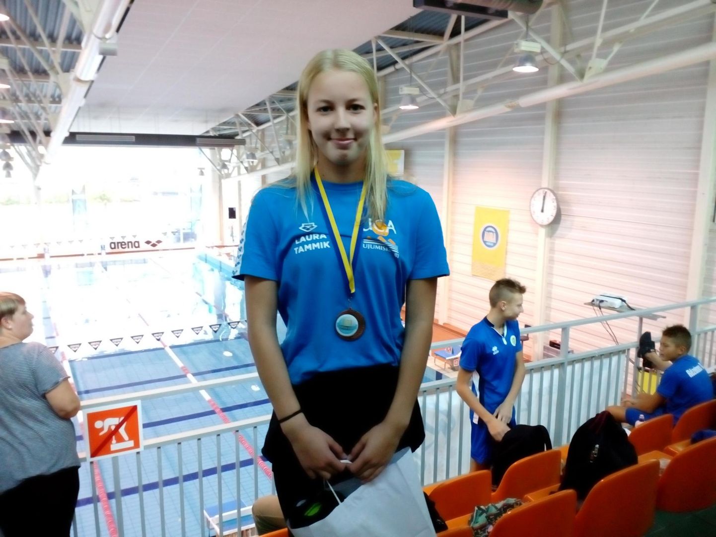 Laura Tammik sai oma nimele Pärnu rekordi.