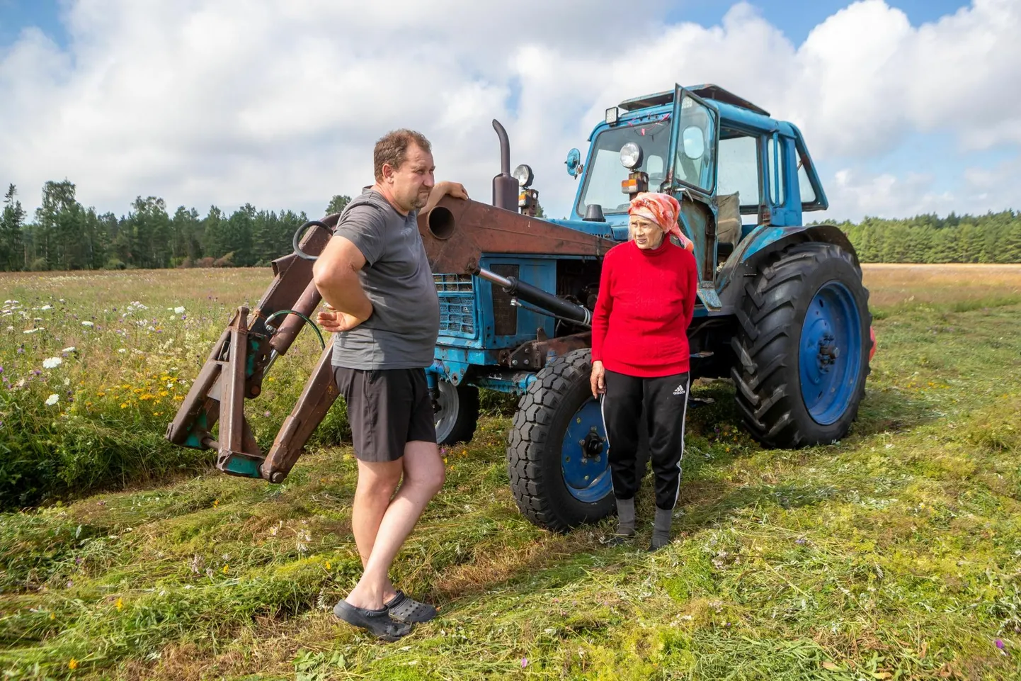 Töö läheb edasi: Janno Vahter võtab üle ämm Marje Jõgile kuuluva Matu talu.