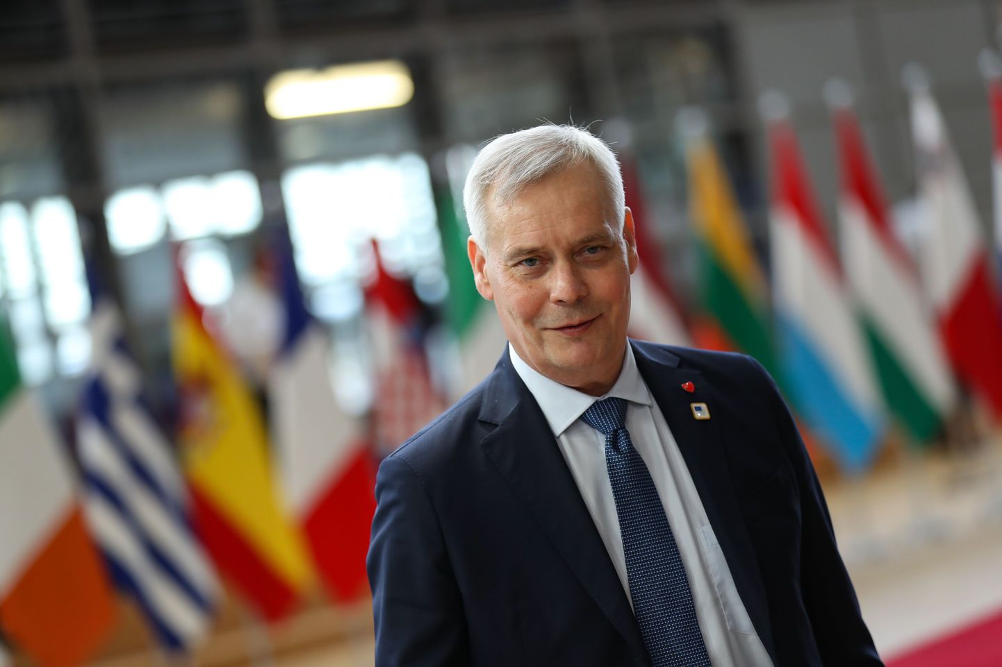 Soome peaminister Antti Rinne saabumas 20. juunil oma esimesele Euroopa Ülemkogule Brüsselis.