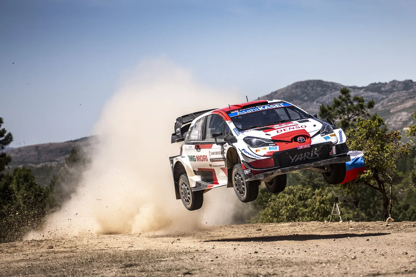 Sebastien Ogier ja Julien Ingrassia Sardiinia rallil.