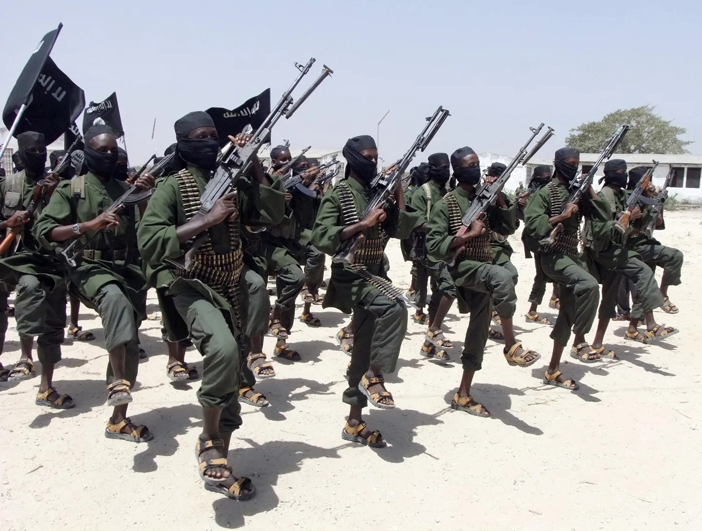 Äärmusrühmituse al-Shabaab võitlejad.