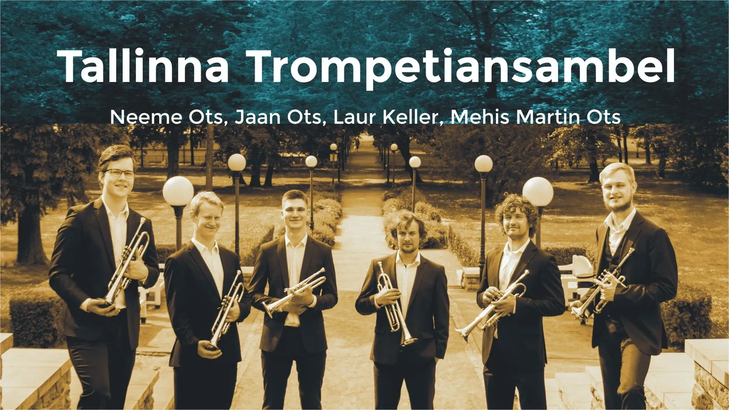 Tallinna trompetiansamblit näeb konkursi "Virumaa noor muusik 2020" lõppkontserdil 3. detsembril Jõhvi kontserdimajas.
