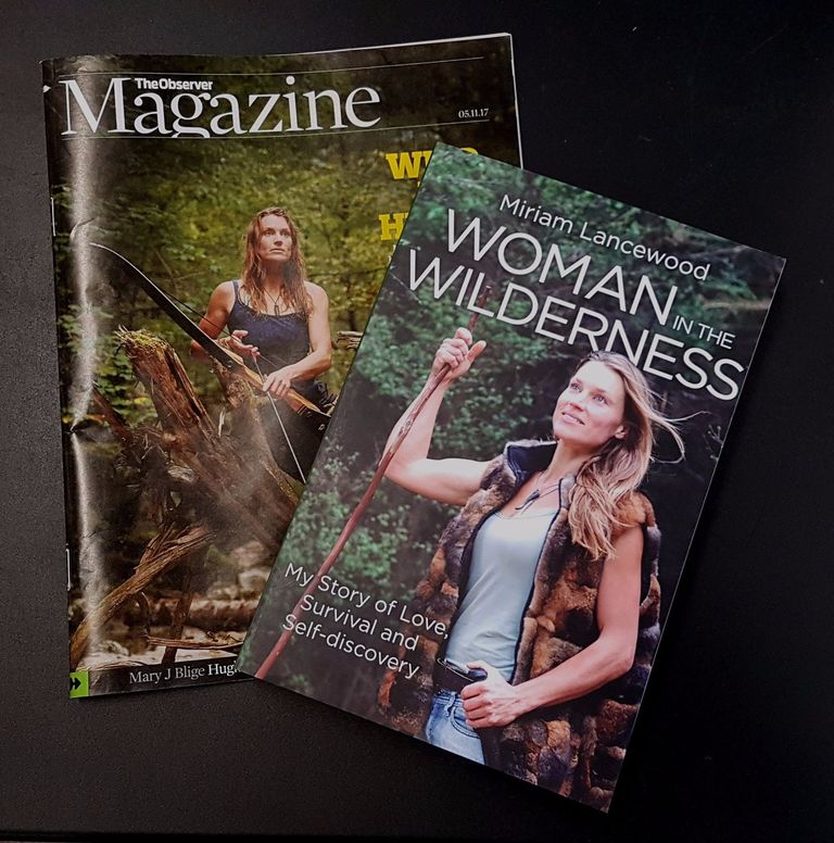 Miriam Lancewoodi elu on kajastatud ajakirjas ning ta avaldas oma elust raamatu «Woman in the Wilderness» (Naine metsikus looduses)