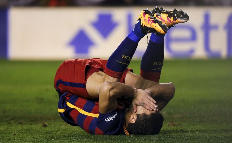 Barcelona õhtu ainus tõrvatilk oli Luis Suarezi ebaõnnestunud penalti. FOTO: Scanpix