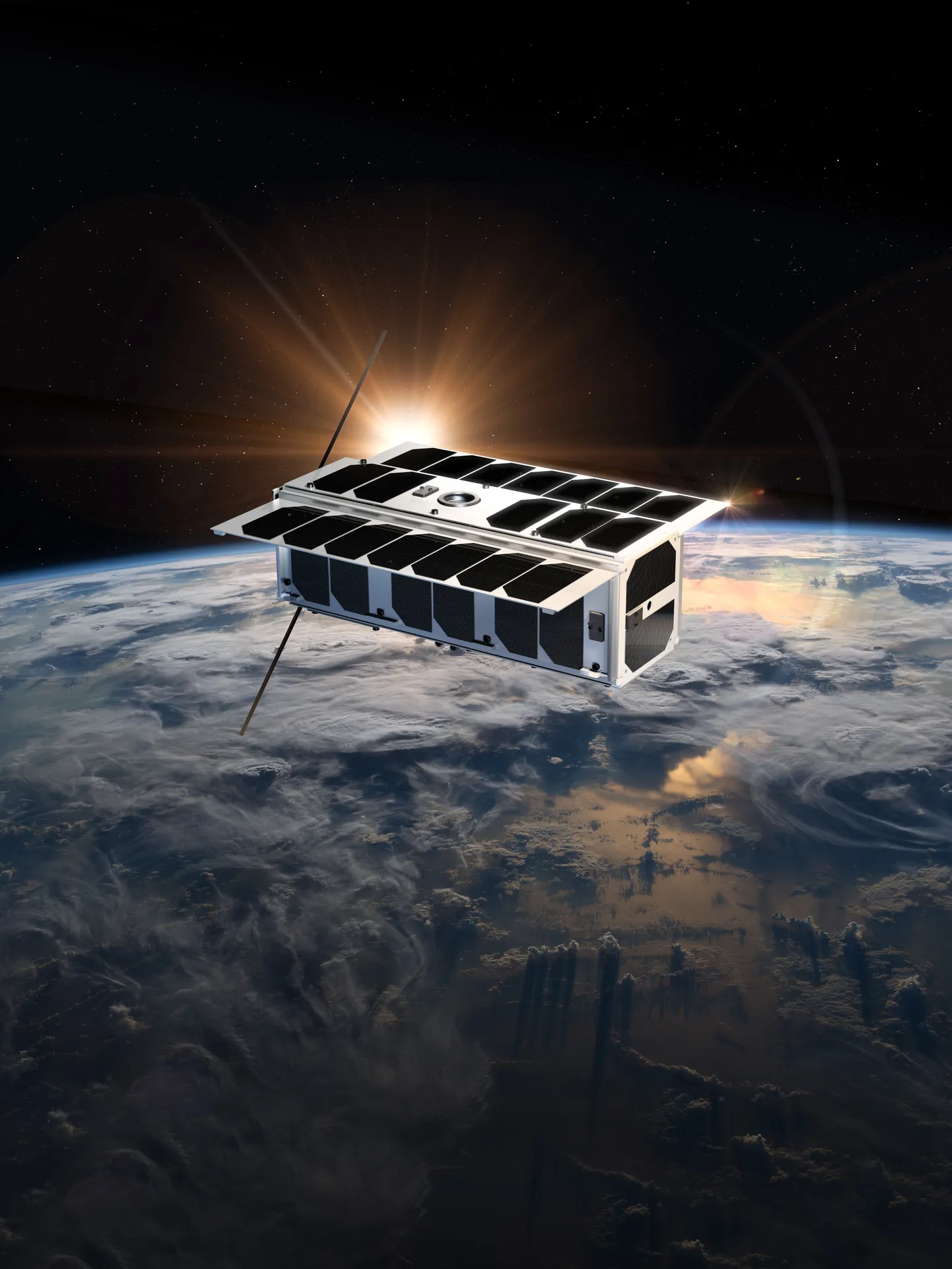 Kui Estcube 2 kosmoses tiibu sirutab, peaks satelliit välja nägema selline.