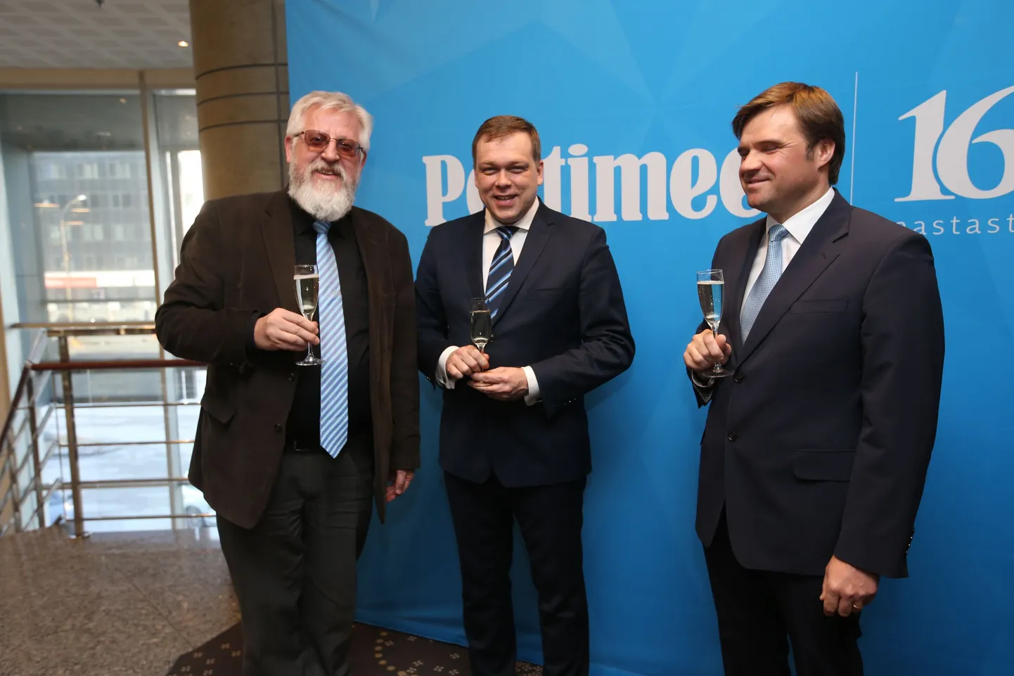 17. arvamusliidrite lõuna. Tarmo Soomere, Lauri Hussar, Sven Nuutmann.