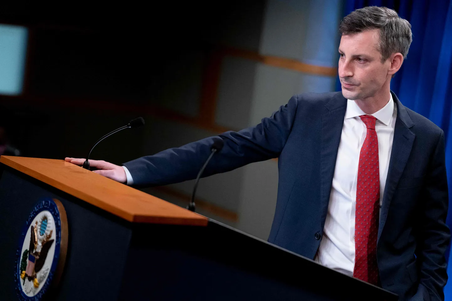 USA välisministeeriumi pressiesindaja Ned Price.