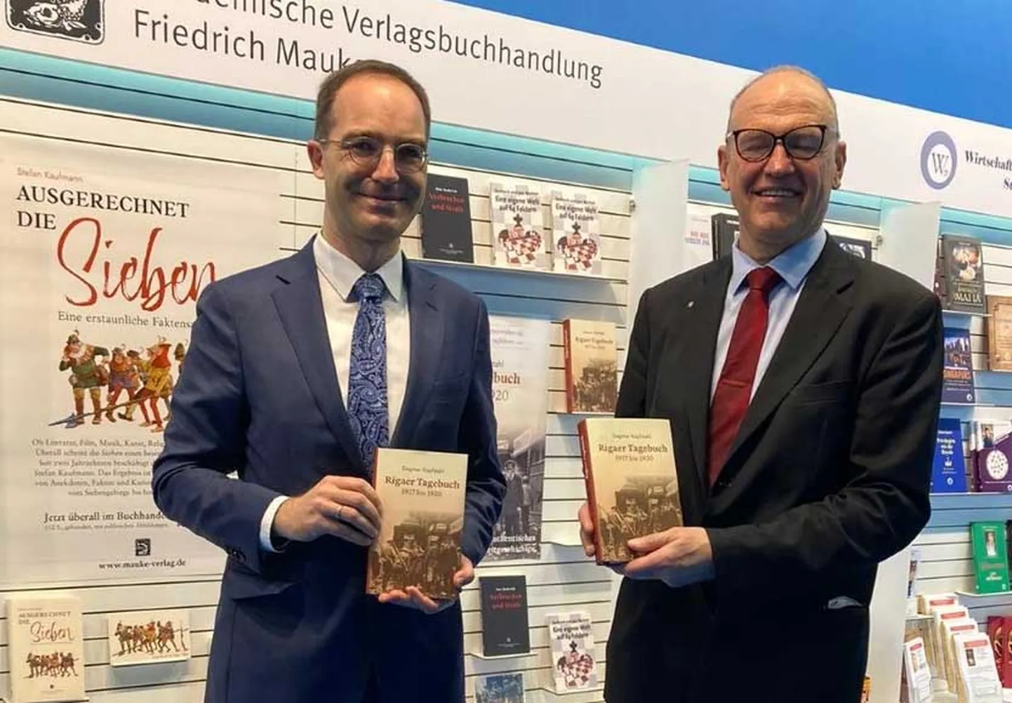 André Stoerr un Juris Visockis Frankfurtē
