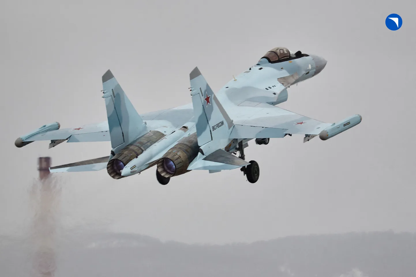 Российский истребитель Su-35S (иллюстративное фото).