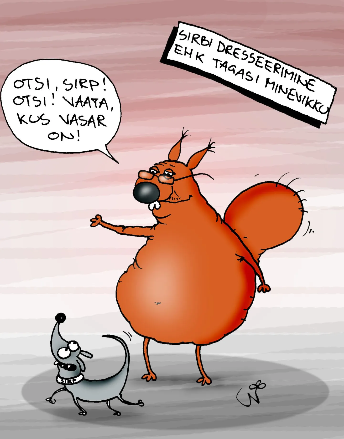 Sirbi dresseerimine.