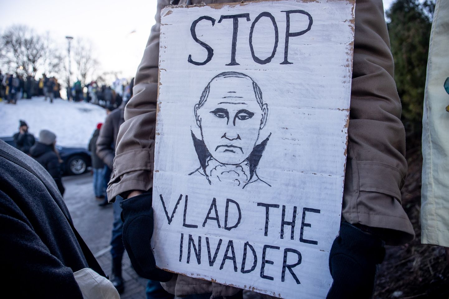 26. veebruaril 2022 toimus Tallinnas Vabaduse väljakul meeleavaldus Ukraina toetuseks
