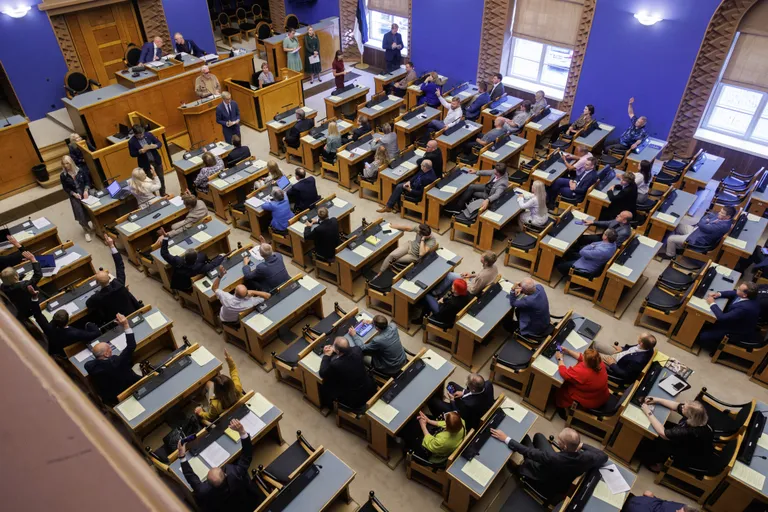 Зал заседаний Рийгикогу.