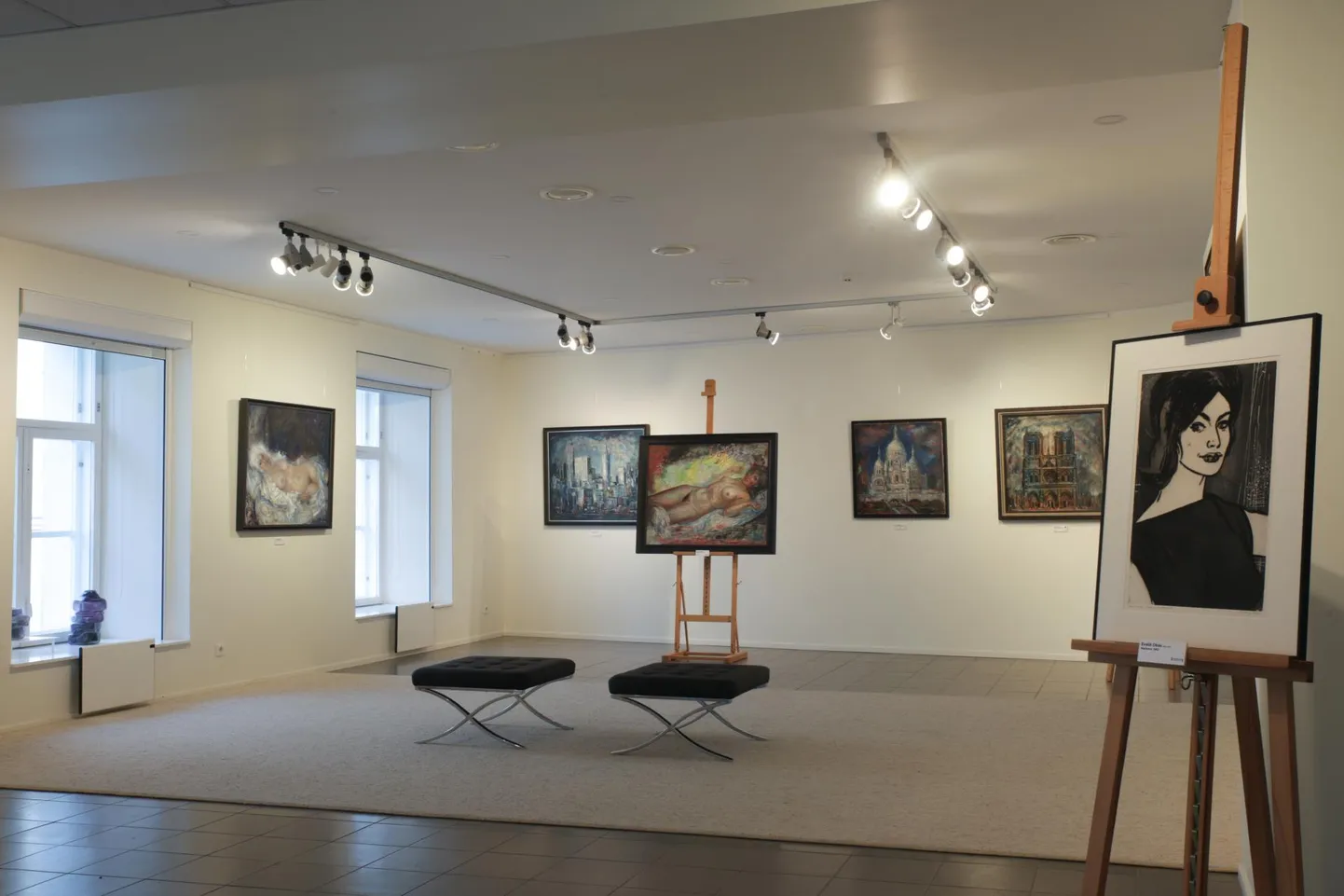 Näitusmüük Vernissage kunstigaleriis toimub Evald Okase Muuseumi hoone renoveerimise toetuseks.