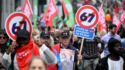 Beļģijā protestē pret valdības taupības pasākumiem