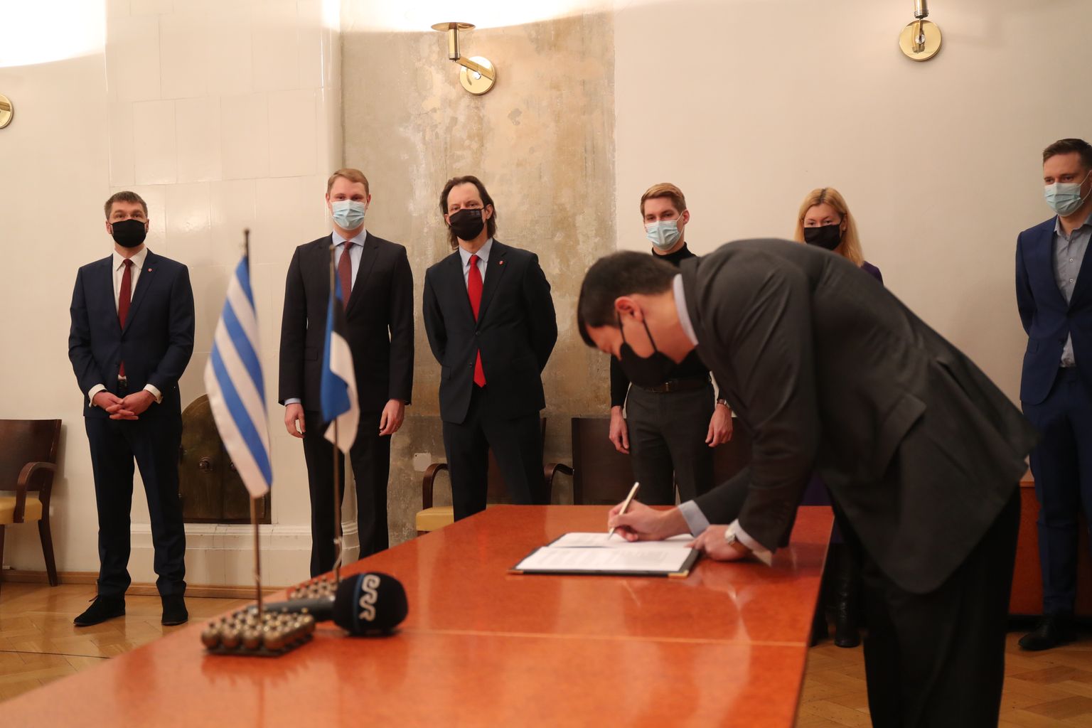 Koalitsioonileppe allkirjastamine Tallinnas