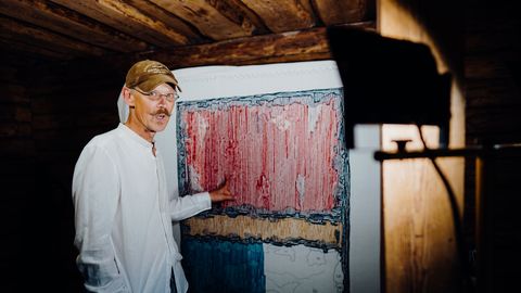 Ar pistoli pret izdegšanu: aktiera Krišjāņa Salmiņa neparastais hobijs