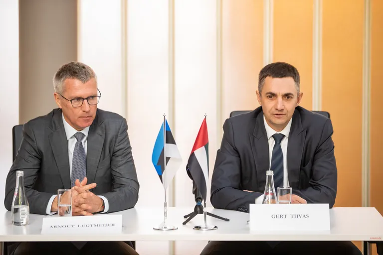 Liwathon E.O.S.-i endine juht Arnout Lugtmeijer (vasakul) ja praegune juht Gert Tiivas.