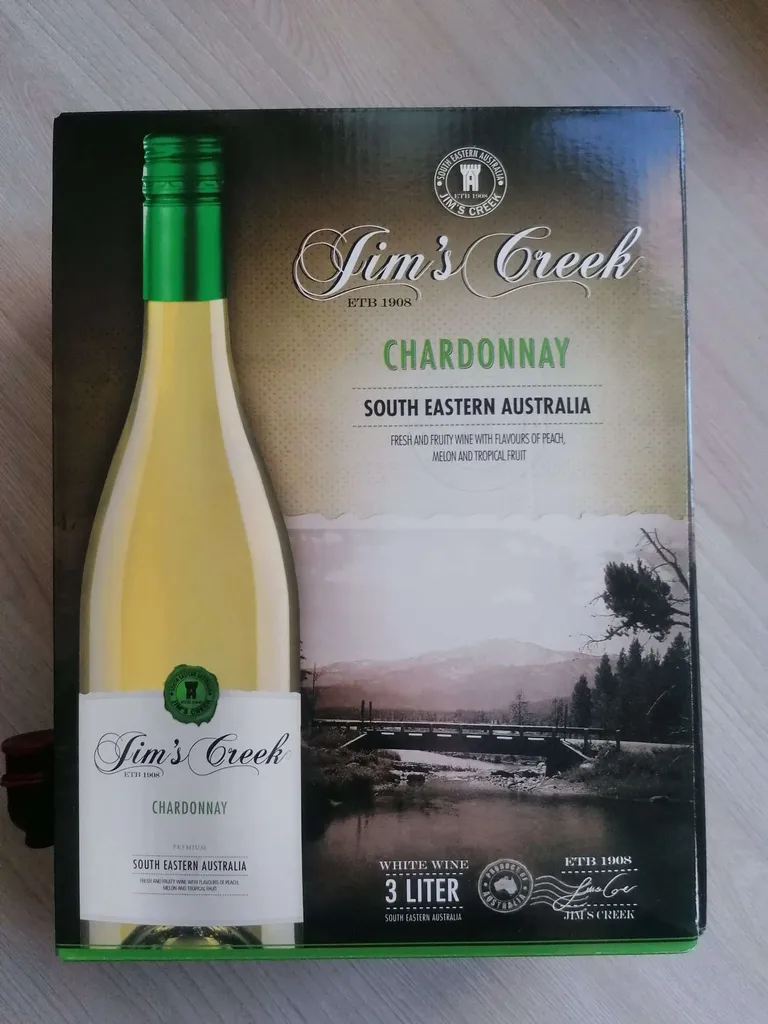 Madis kogustega ei hellita, Jim's Creek Chardonnay.