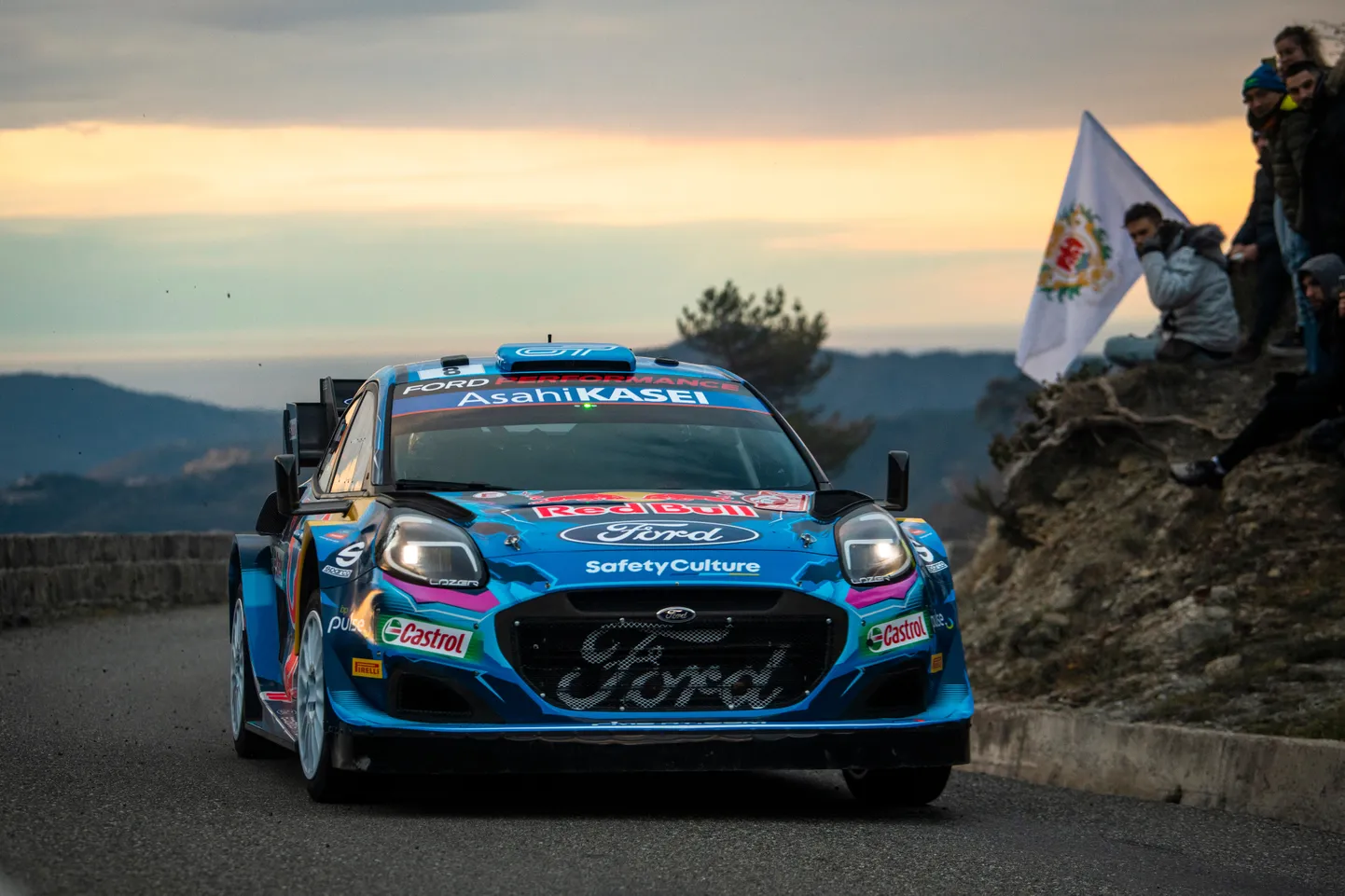 Ott Tänak ja Martin Järveoja hooaja avaetapil Monte Carlos.