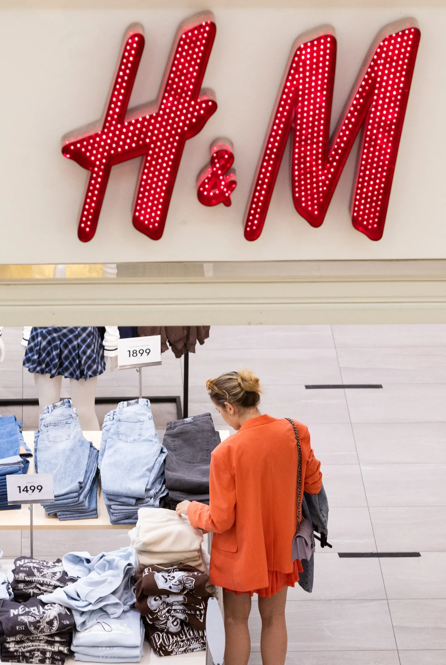 В московском магазине H&M 2 августа