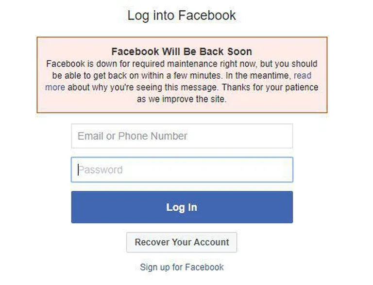 Facebook on paljude jaoks täiesti maas