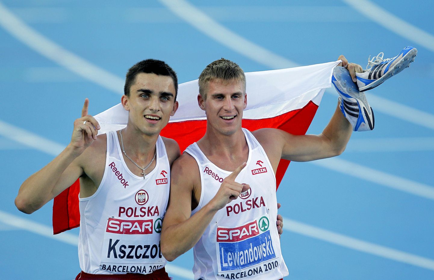 Marcin Lewandowski (paremal) ja Adam Kszczot