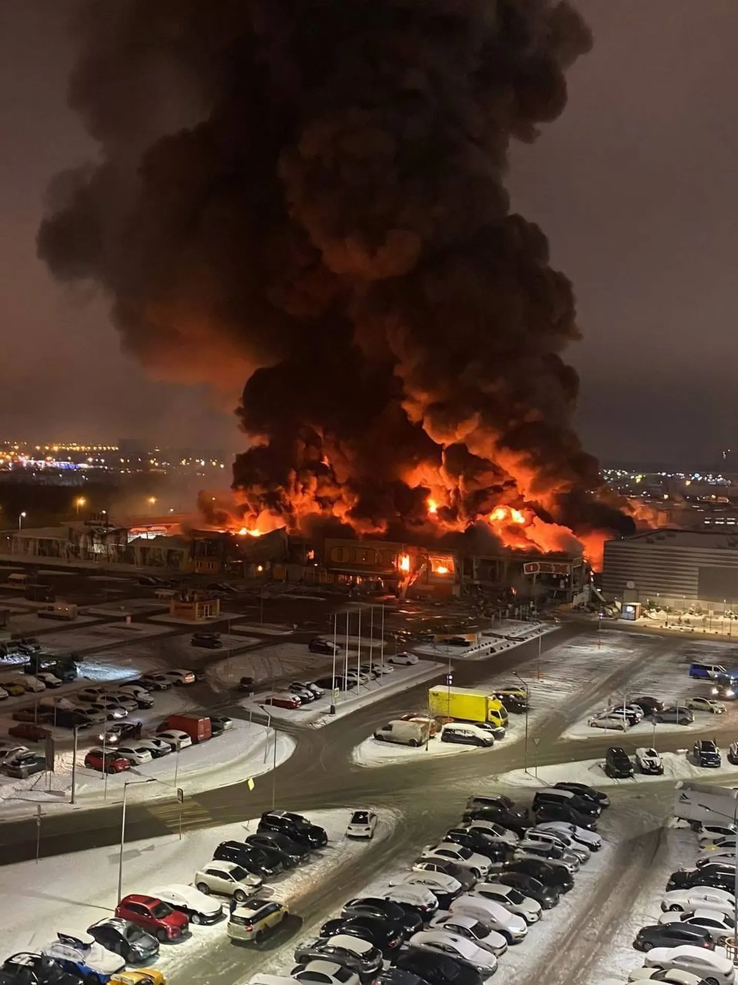 Пожар в Москве