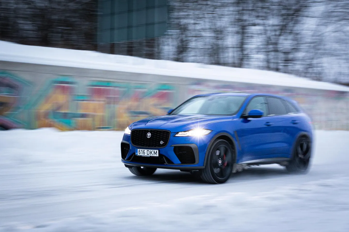 12.01.2022, Tallinn. Jaguar F-Pace SVR. Foto Madis Veltman, Postimees. FOTO: Madis Veltman