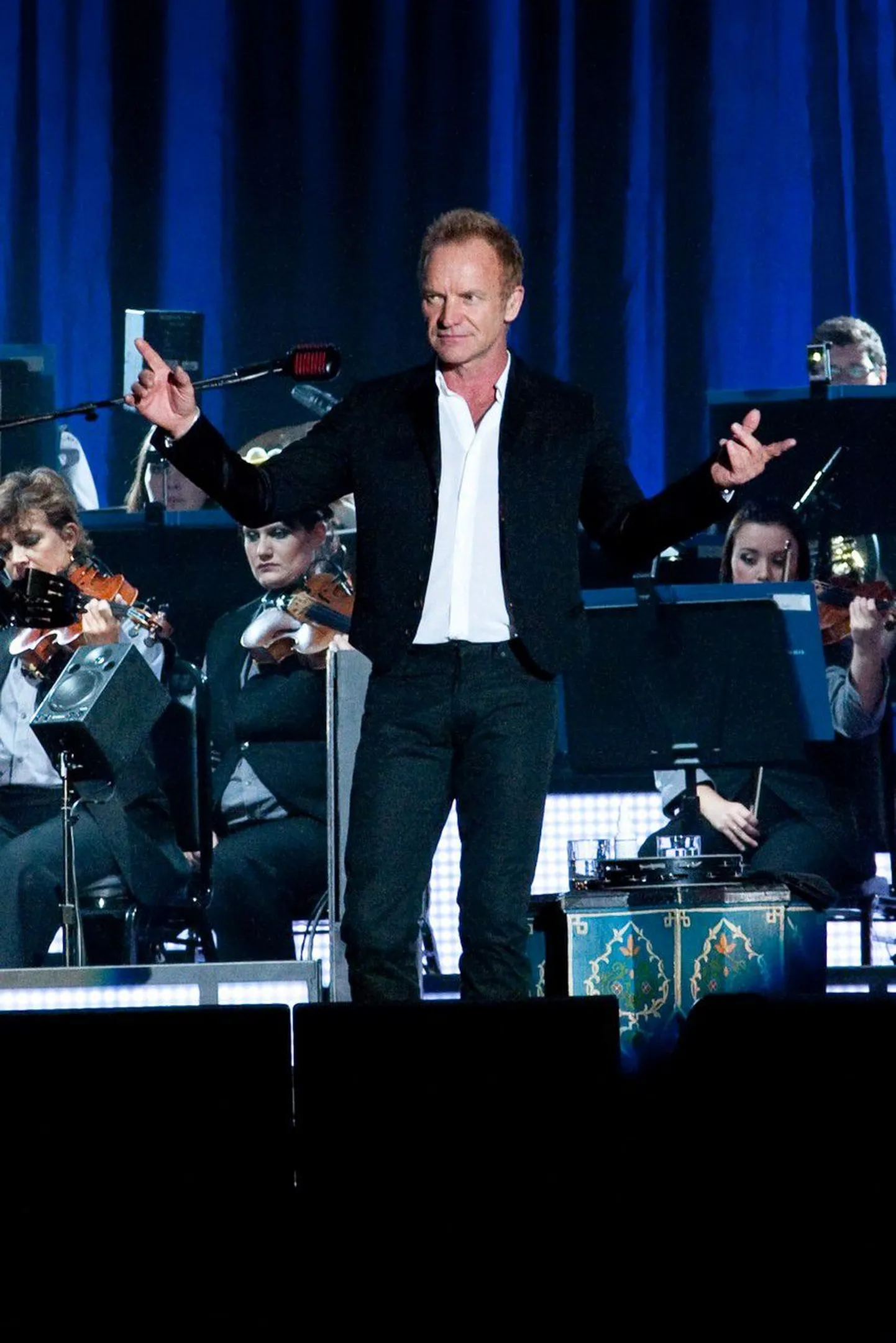 Sting выступает в Saku Suurhall не в первый раз.