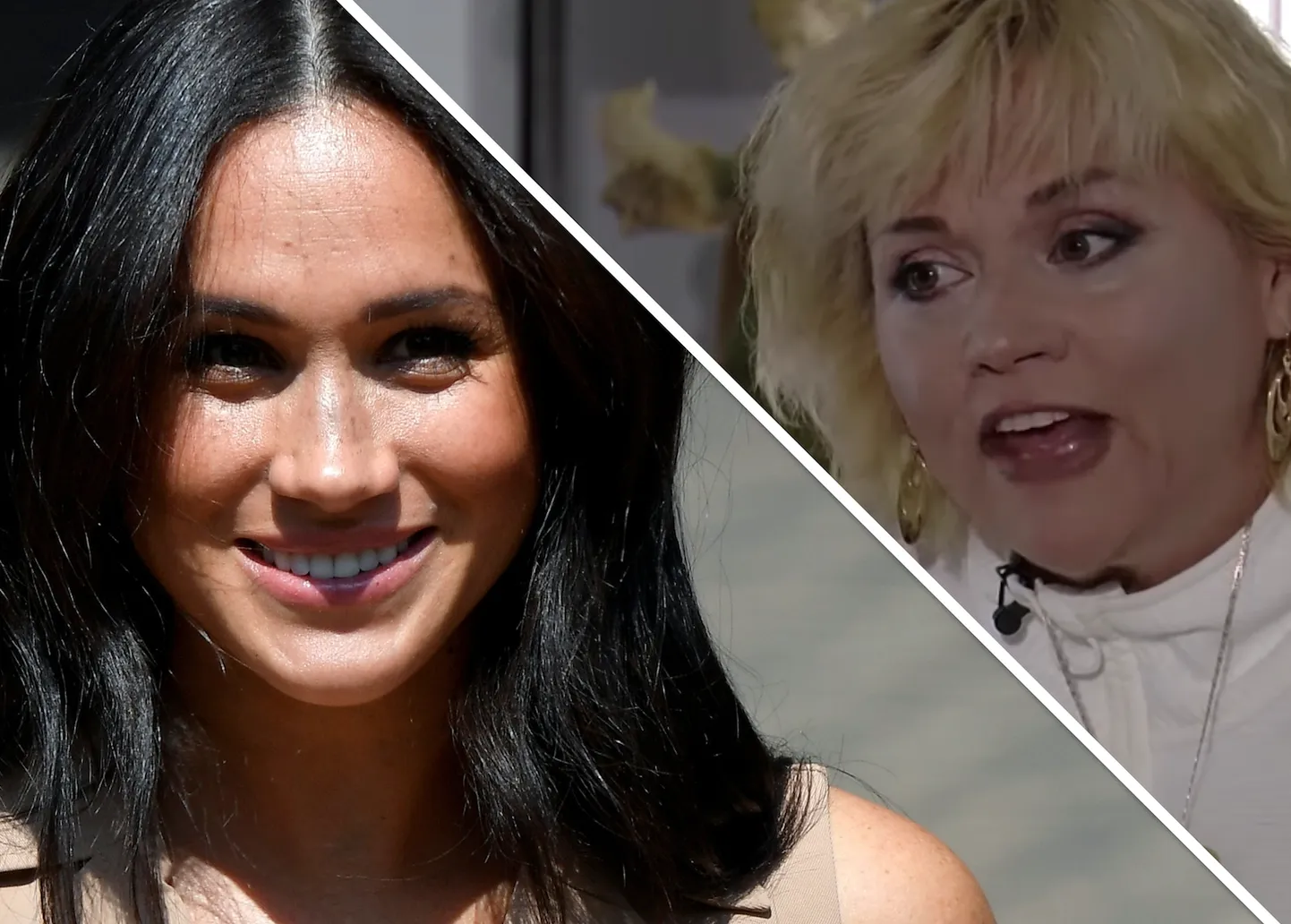 Meghan Markle (vasakul) ja Samantha Markle (paremal).