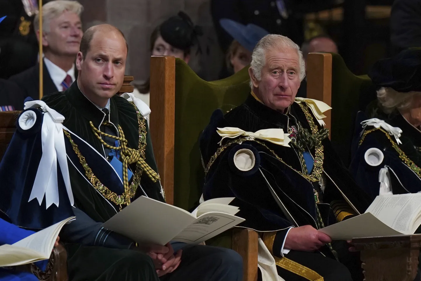 Принц Уильям и король Карл III.