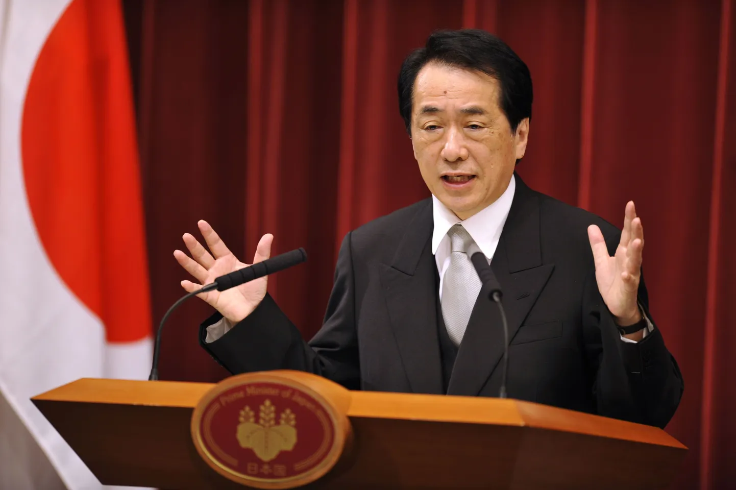 Jaapani peaminister Naoto Kan.