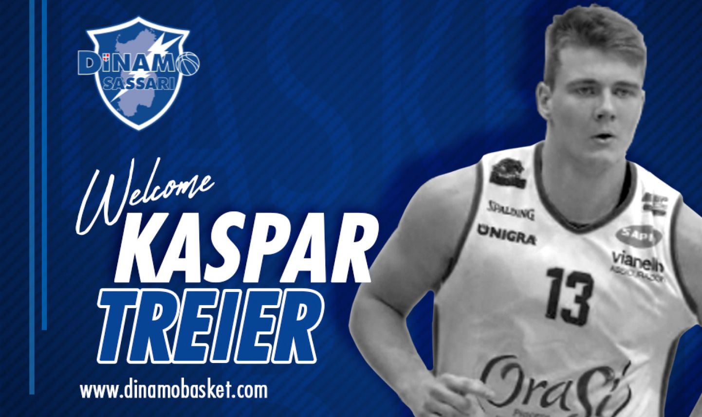 Kaspar Treier liitus Sassari Dinamoga.