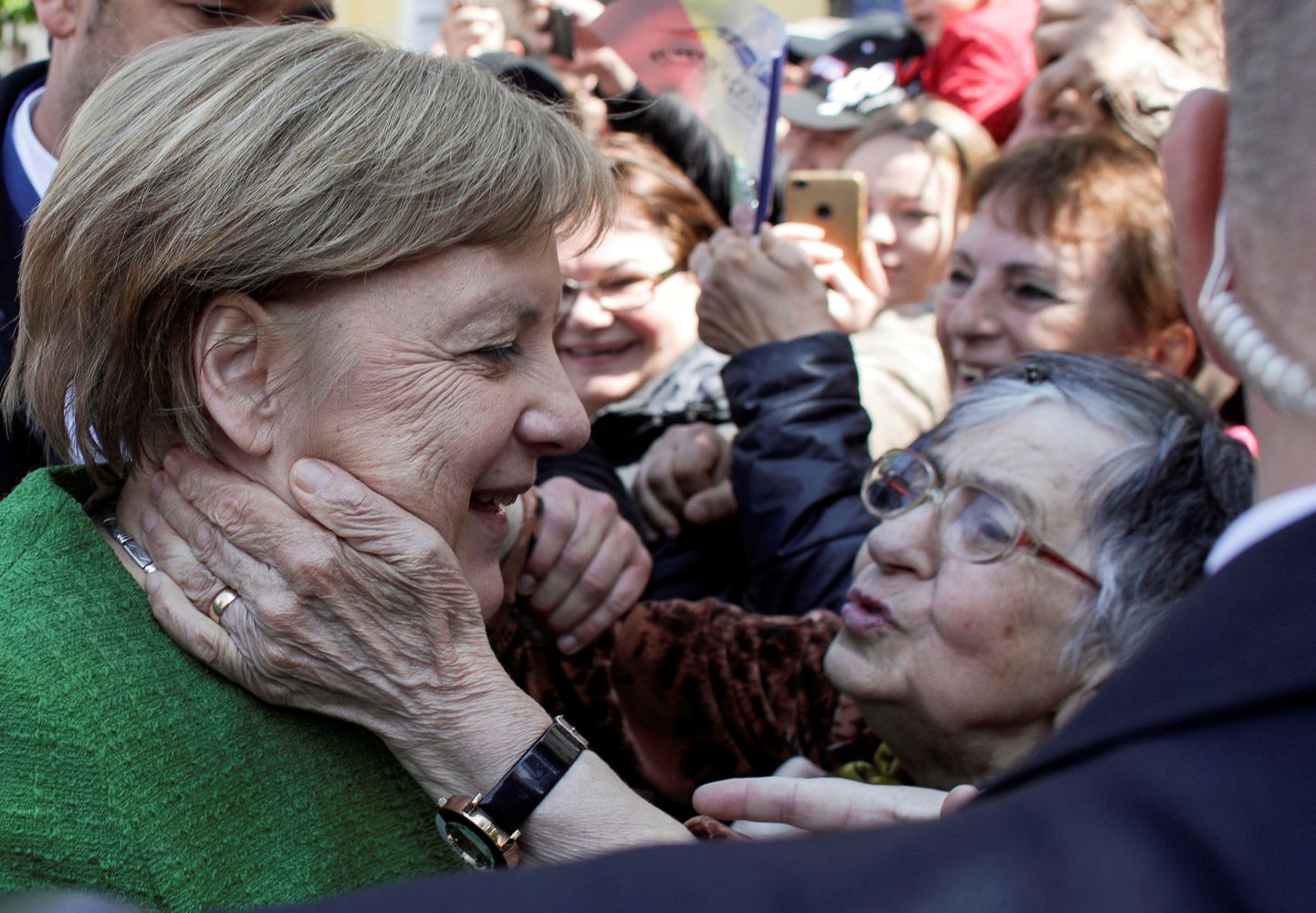 Saksa liidukantsler Angela Merkel EL-i tippkohtumisel.