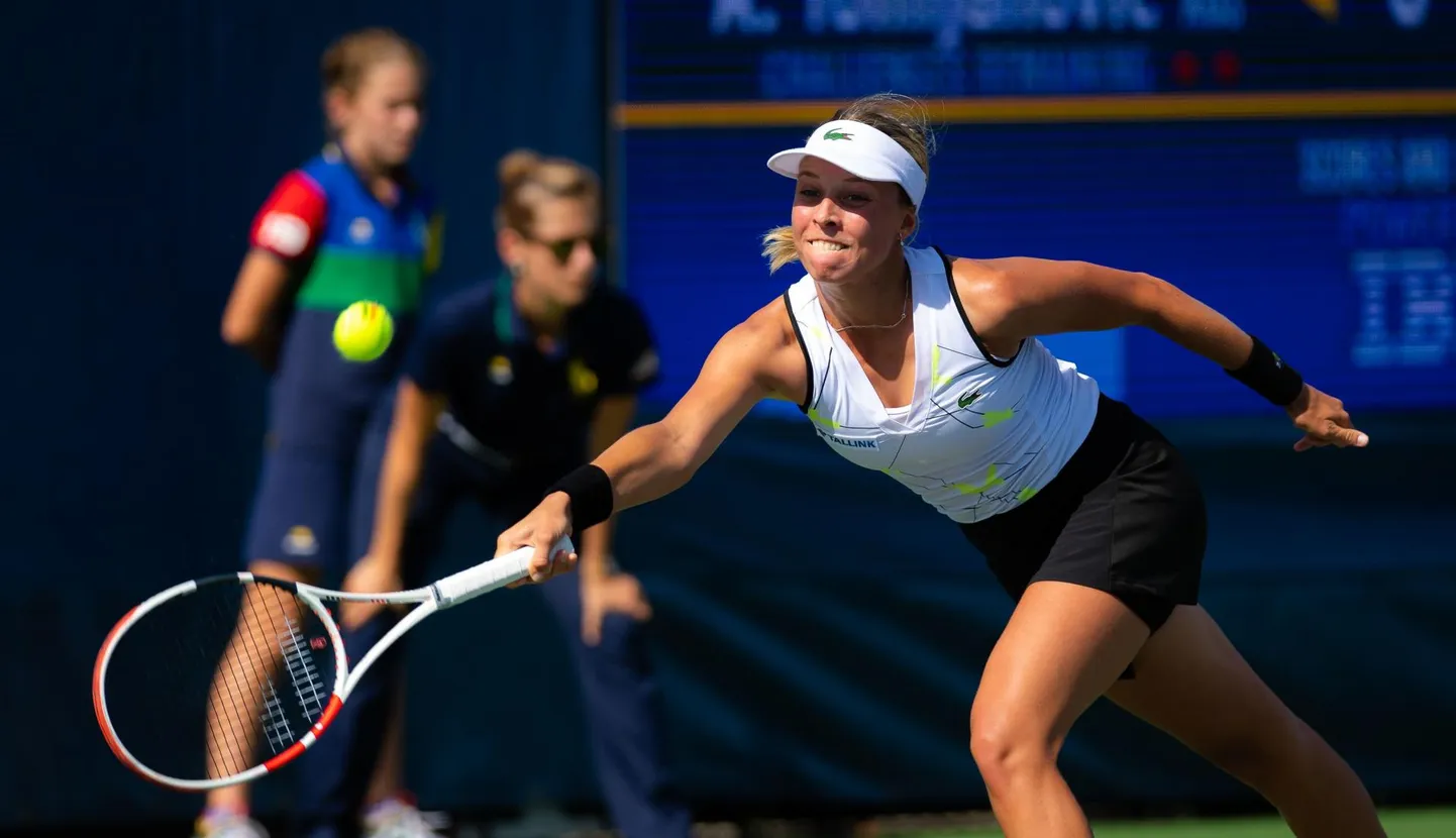 Mängupildi järgi võinuks Anett Kontaveit teha USA lahtistel väga hea turniiri.