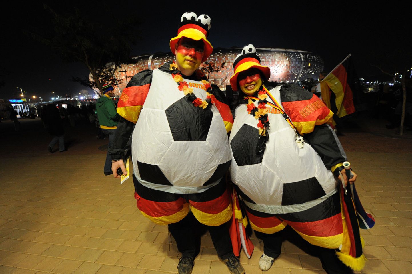 Saksamaa jalgpallikoondise poolehoidjad.