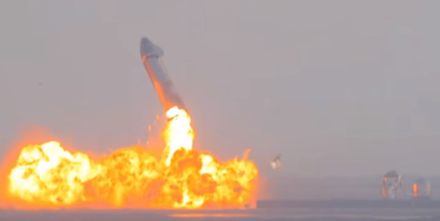 SpaceXi Starship SN10 katsetus lõppes plahvatusega