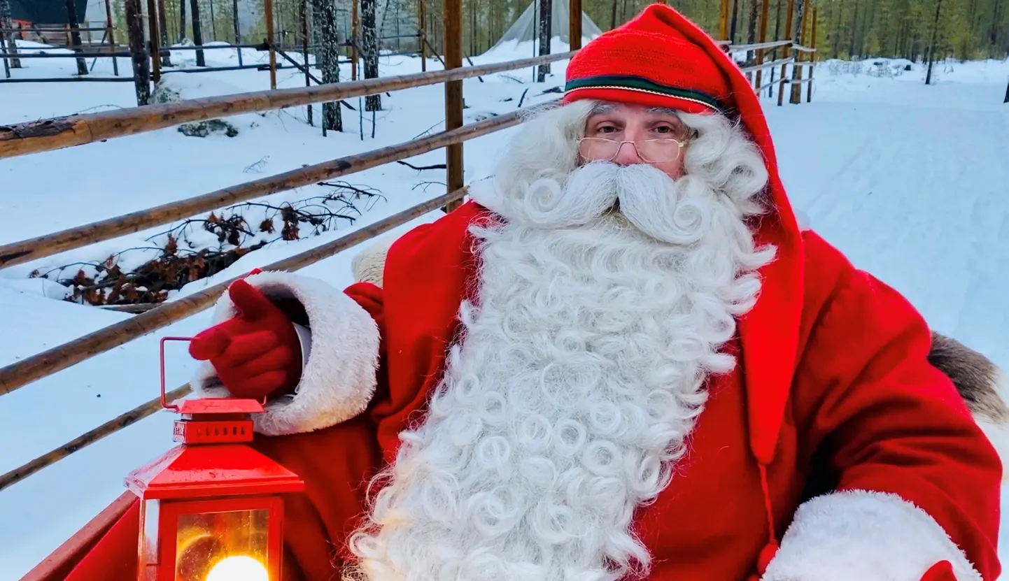 Rovaniemis elav jõuluvana.