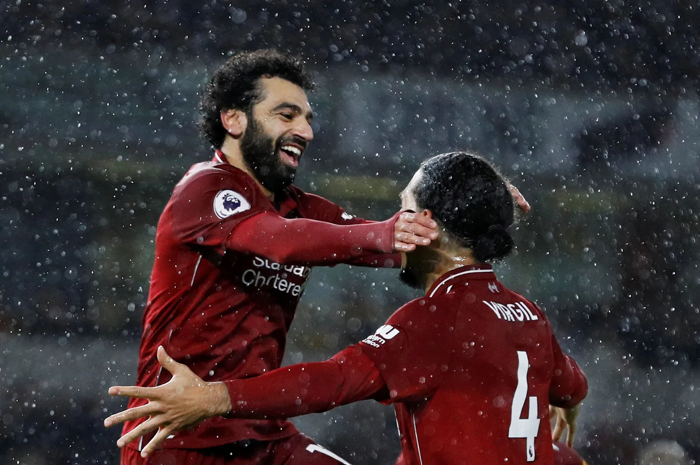 Mohamed Salah ja Virgil van Dijk.