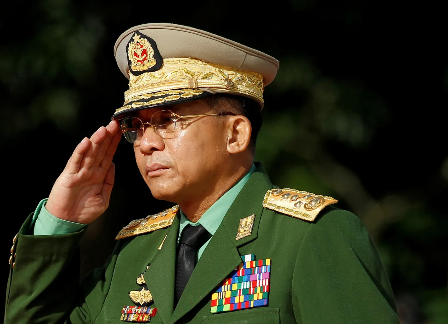 Min Aung Hlaing.