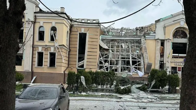 Удар пришелся по образовательному центру Сумского государственного университета