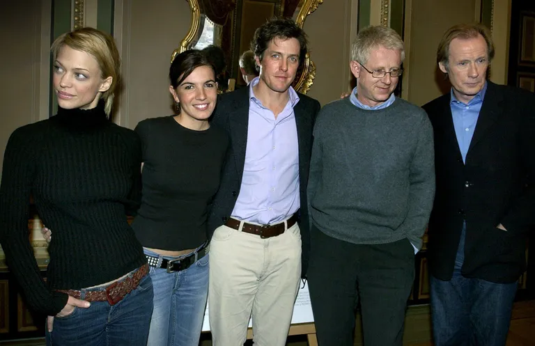 Heike Makatsch, Lucia Moniz, Hugh Grant, Richard Curtis ja Bill Nighy filmist «Love Actually» Foto Claudio Bresciani / SCANPIX Code 30230