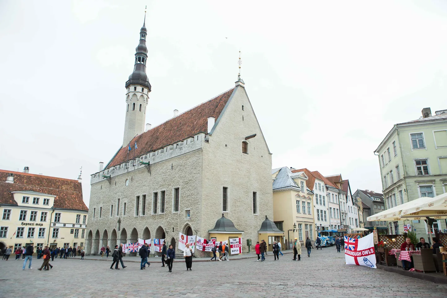 Raekoja plats Tallinnas.